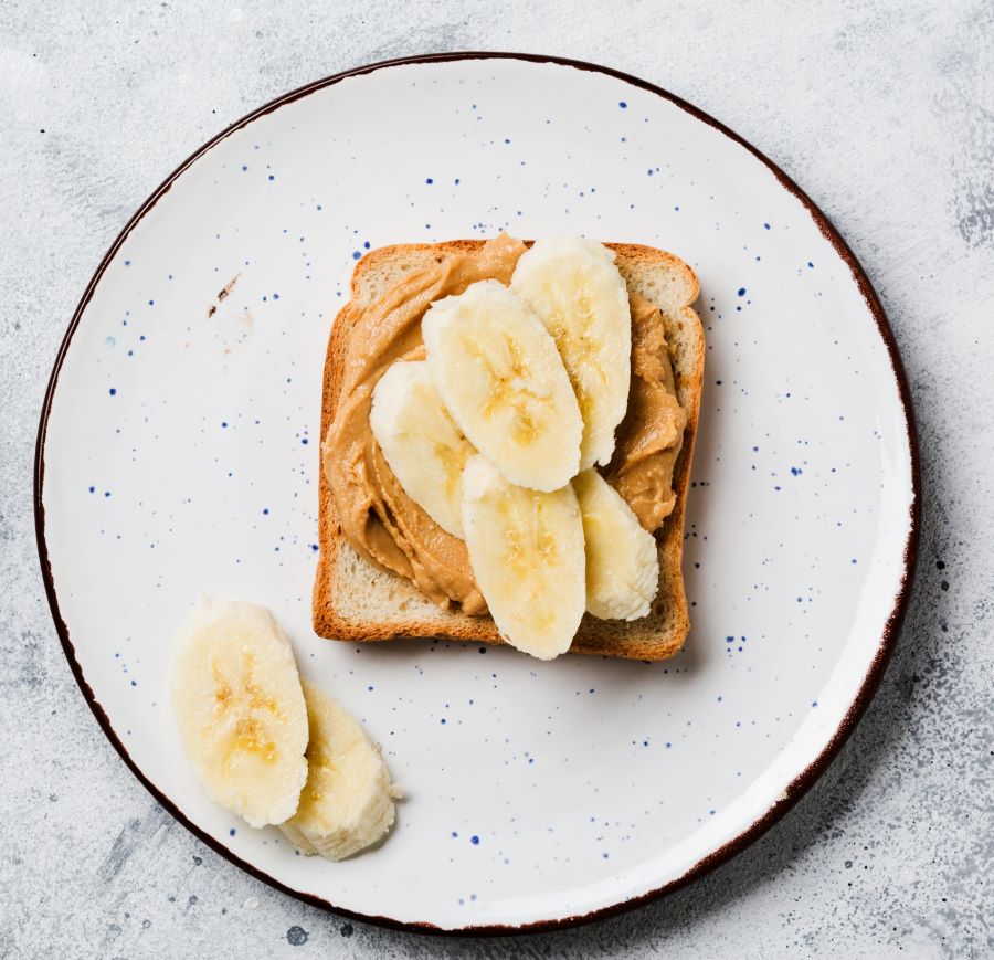 Almond Butter Banana Toast