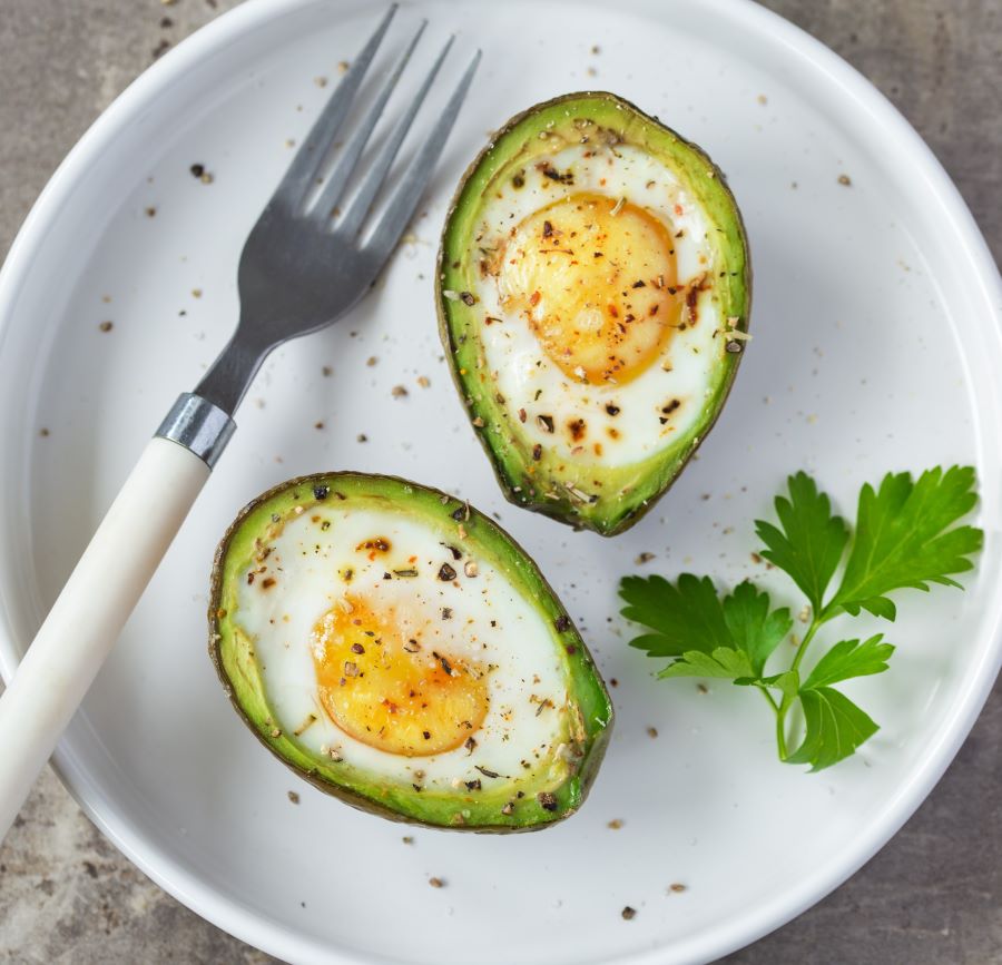 Baked Avocado Eggs