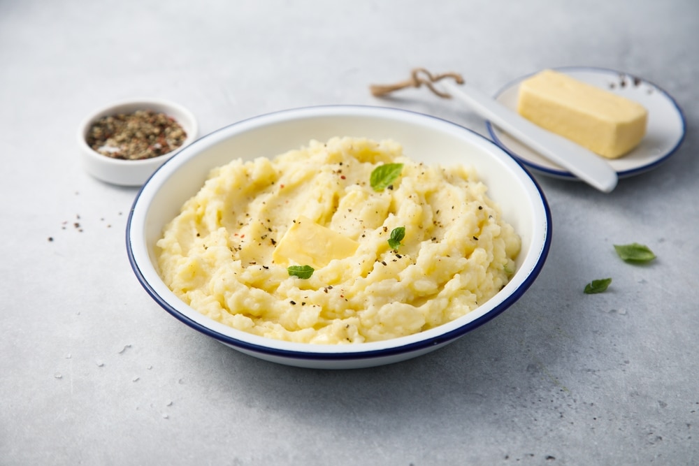 Traditional,Homemade,Mashed,Potato,With,Butter