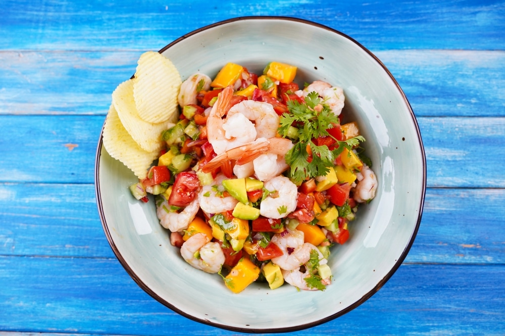 Ceviche with Avocado and Mango