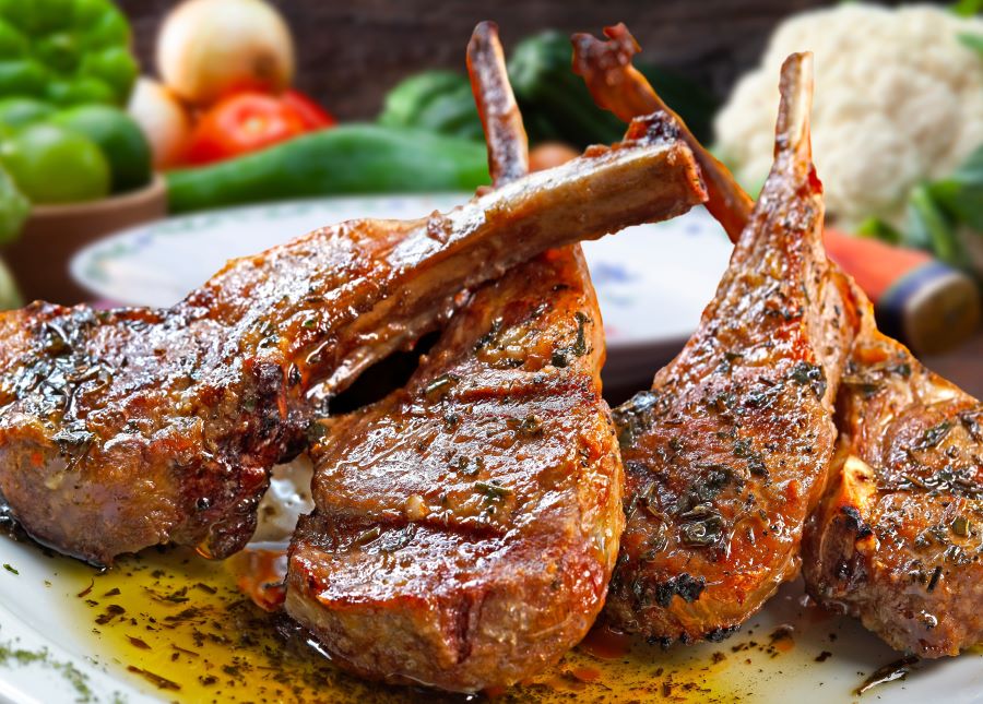 Balsamic Marinated Lamb Chops