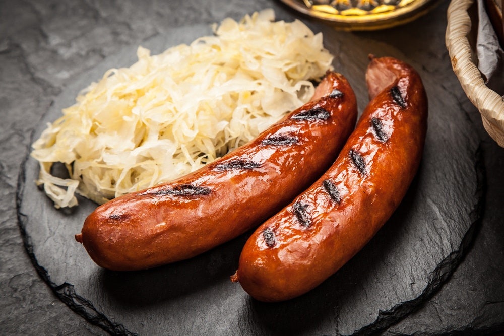 Cabbage and Sausages in Beer