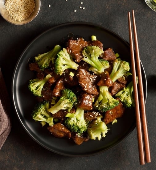 Ginger Beef Broccoli