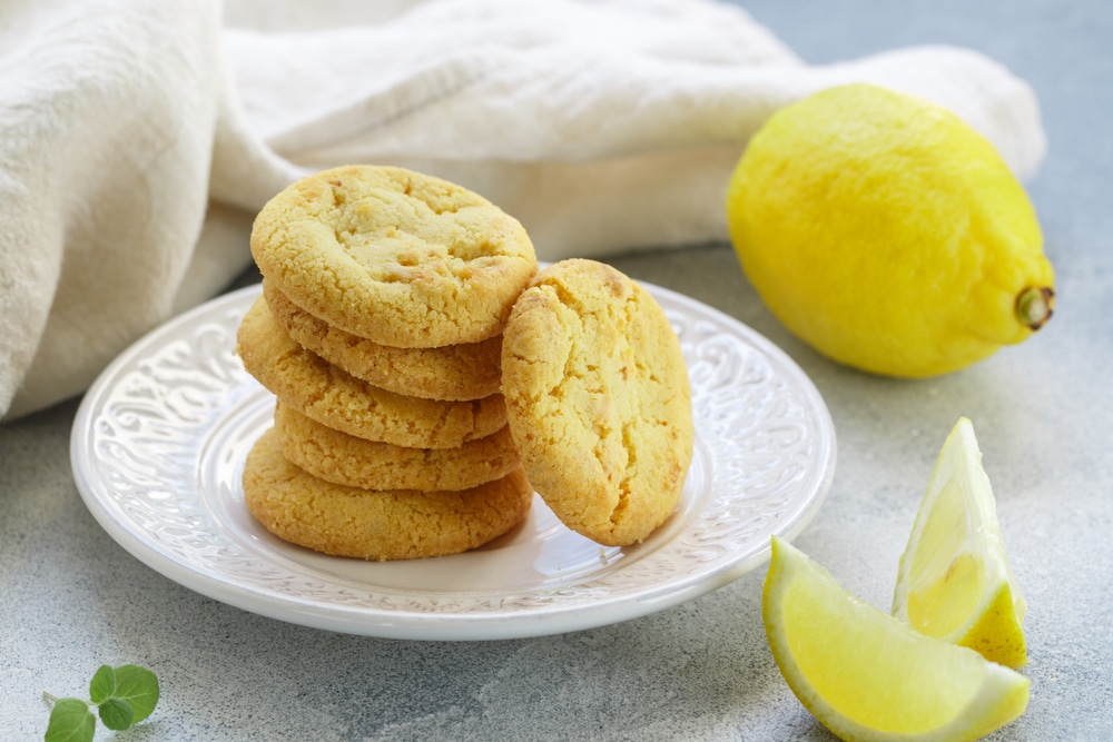 Shortbread Lemon Cookies