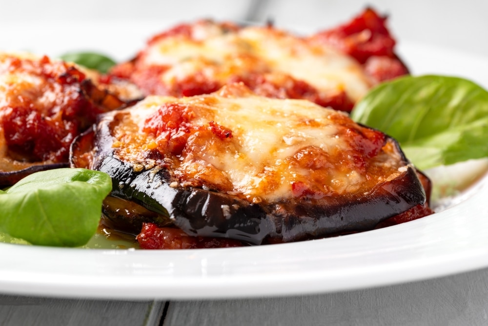 Sheet Pan Eggplant Parmesan