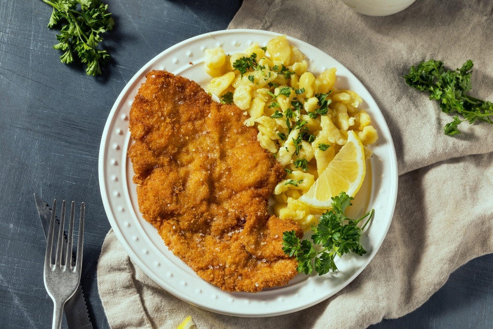 Sheet Pan Pork Schnitzel