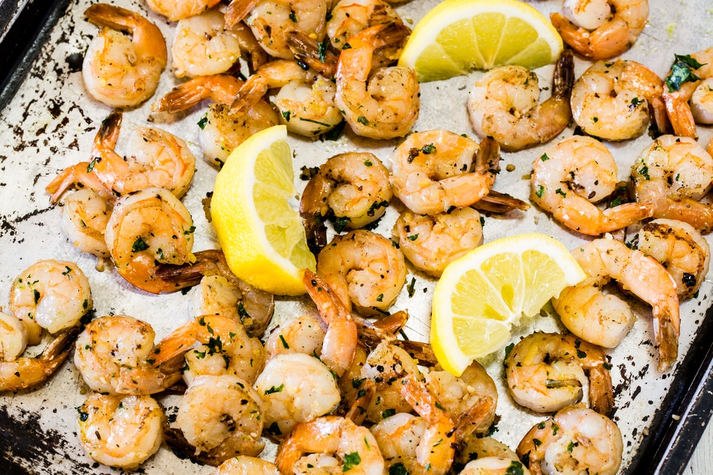 Sheet Pan Shrimp Scampi