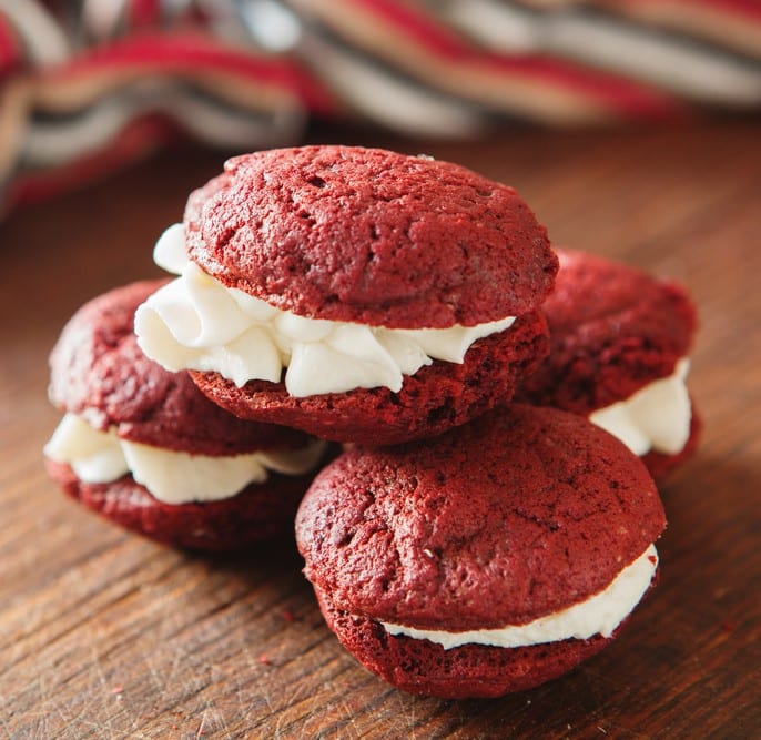 Red Velvet Whoopie Pies