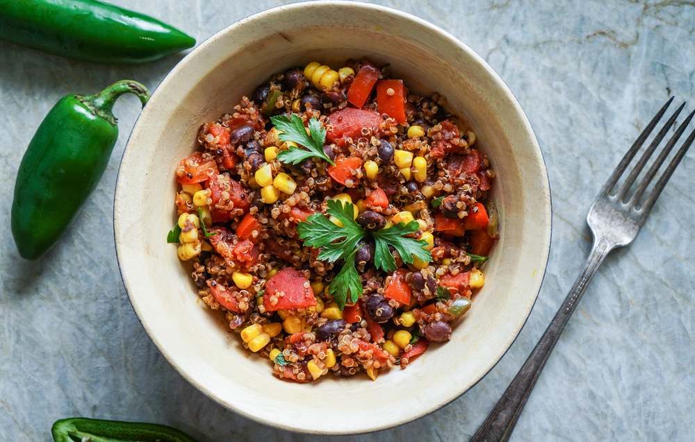 Slow Cooker Quinoa Chili