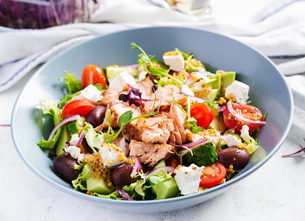 Greek Salmon Salad