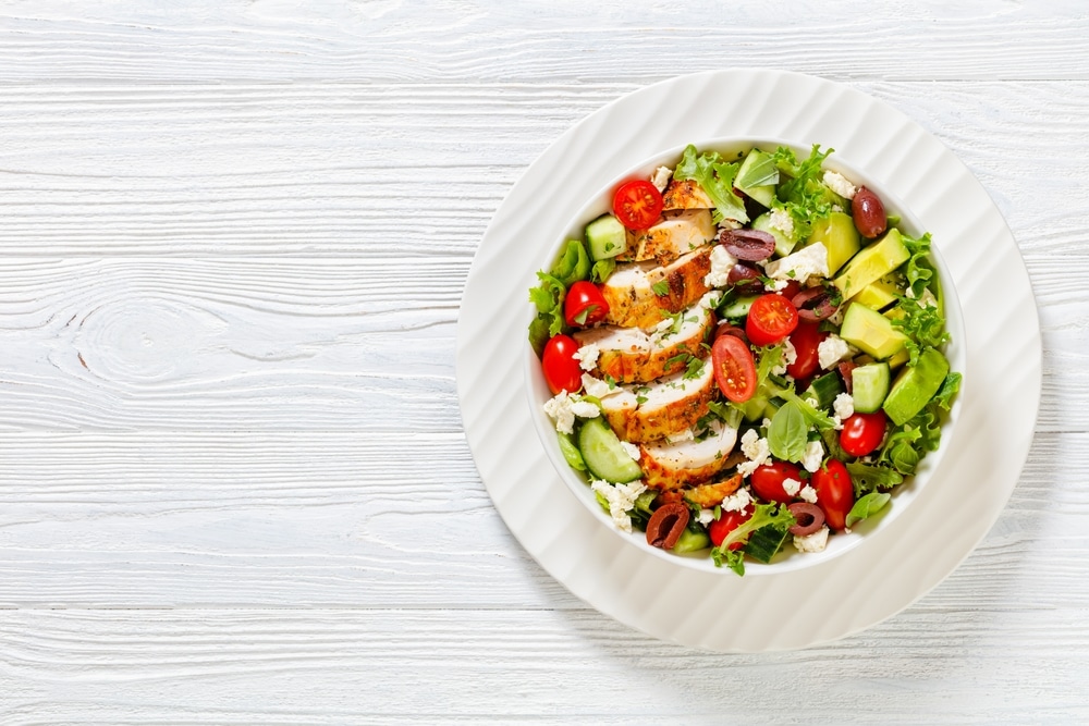Mediterranean Grilled Chicken Salad