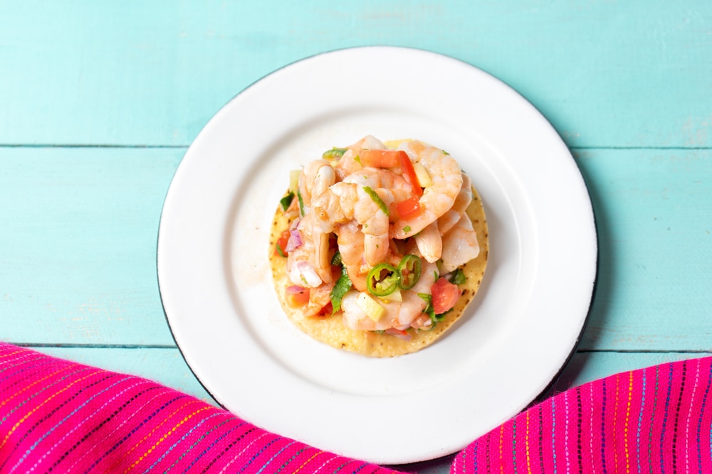 Shrimp & Mango Tostadas