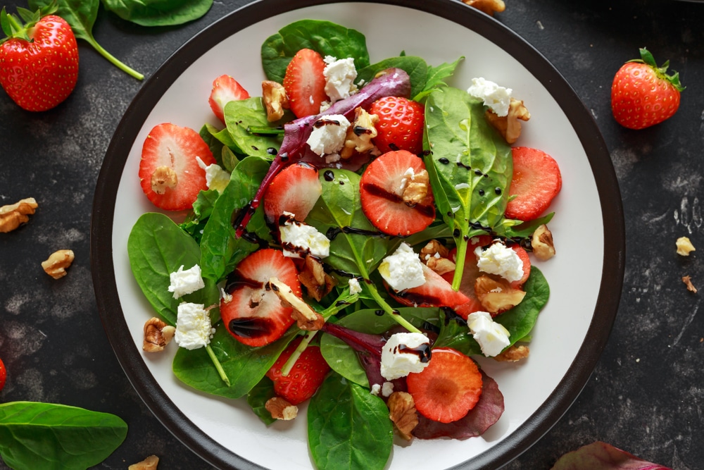 Strawberry Spinach Salad