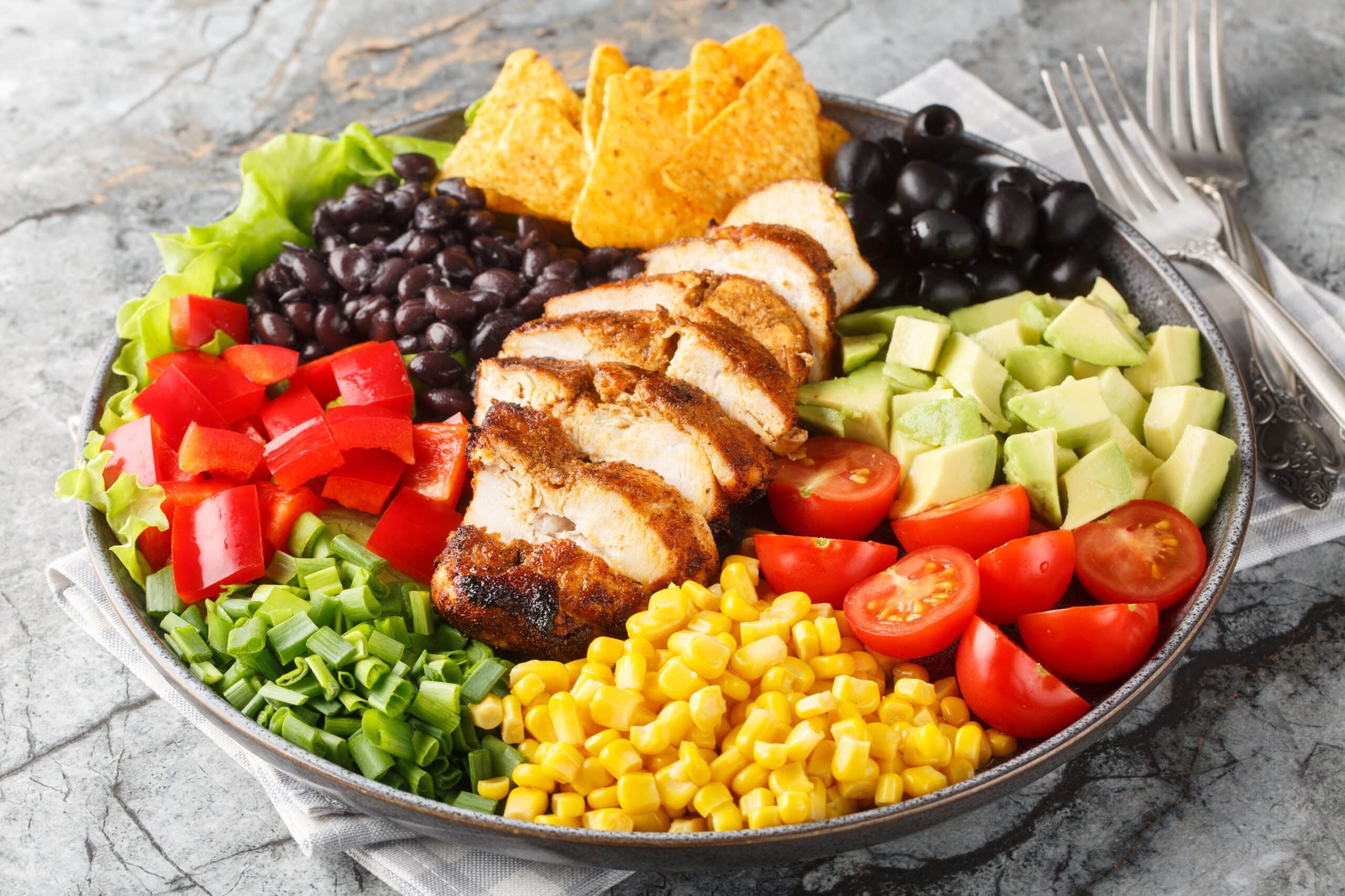 Tex-Mex Santa Fe Chicken Salad