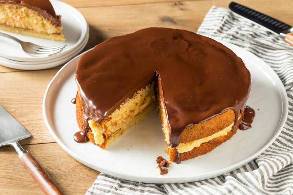 Chocolate Boston Cream Pie