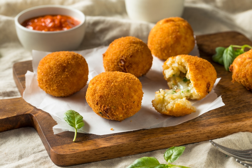 Deep Fried Risotto Arancini