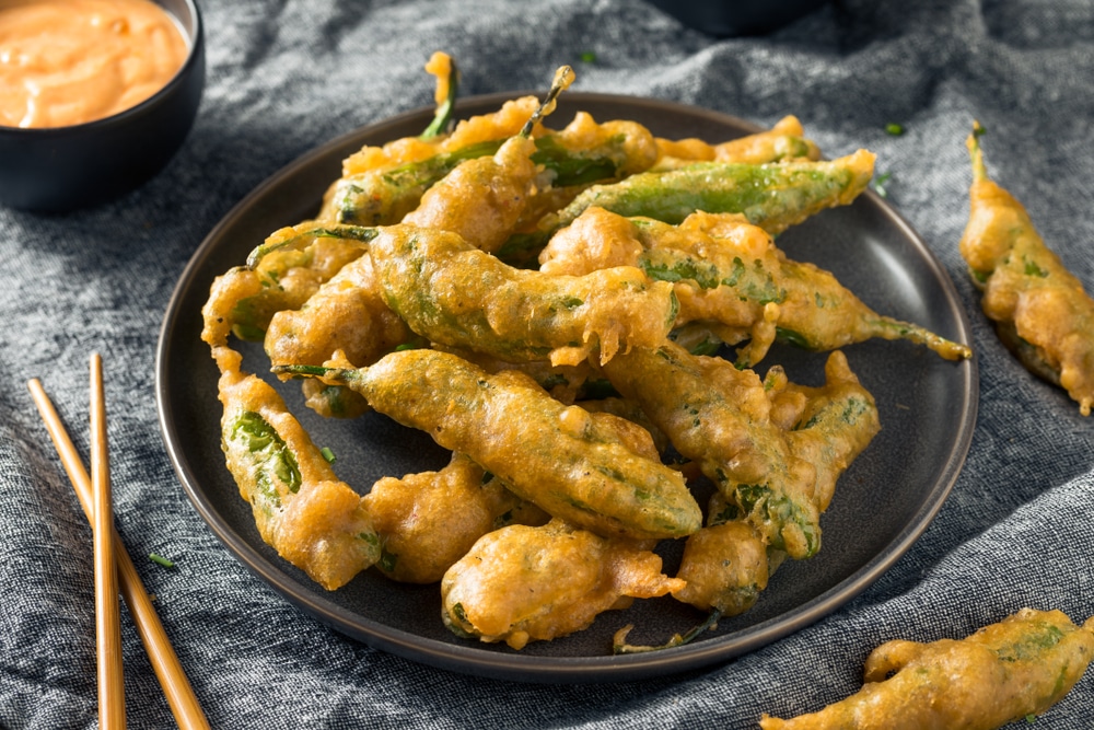 Fried Shishito Peppers