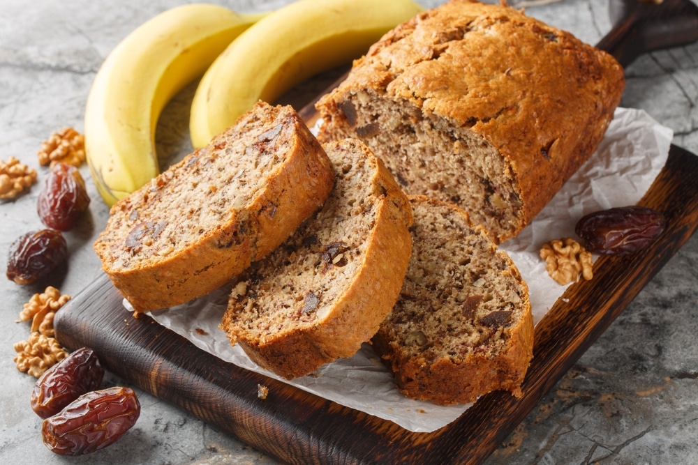 Gluten Free Date & Banana Bread
