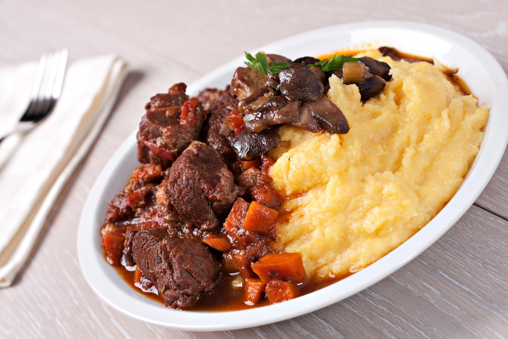 Slow Cooker Beef and Polenta