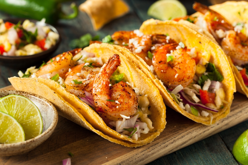 Spicy Shrimp Tacos 